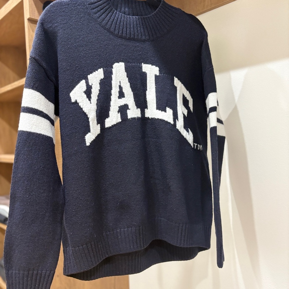 H&M Navy Blue Crew Neck Sweater